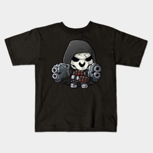 Lil Black-Robed Ghost Kids T-Shirt